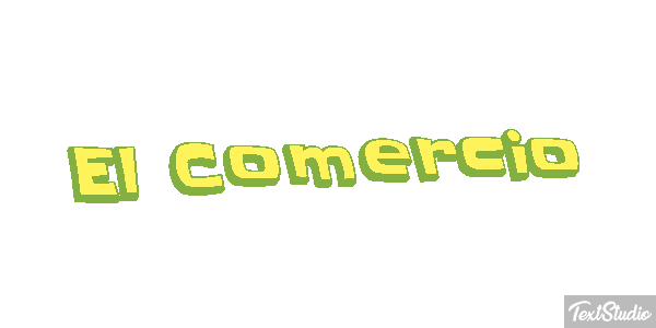 El Comercio テキスト効果