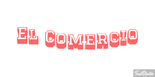 El Comercio テキスト効果