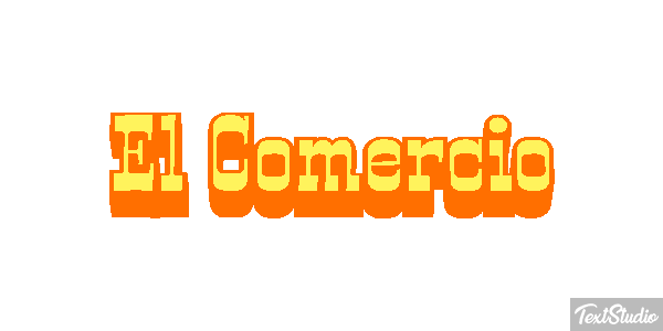 El Comercio テキスト効果