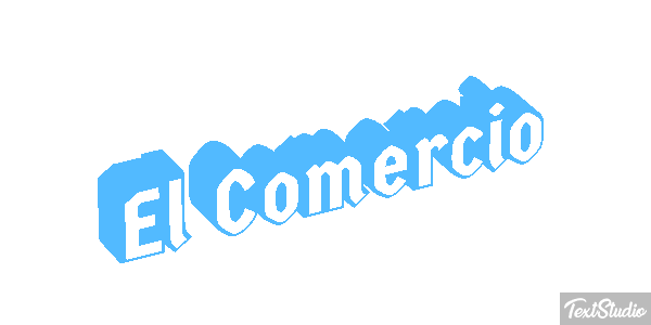 El Comercio テキスト効果