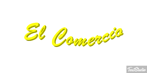 El Comercio テキスト効果
