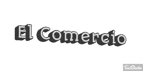 El Comercio テキスト効果