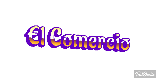 El Comercio テキスト効果