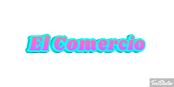 El Comercio テキスト効果