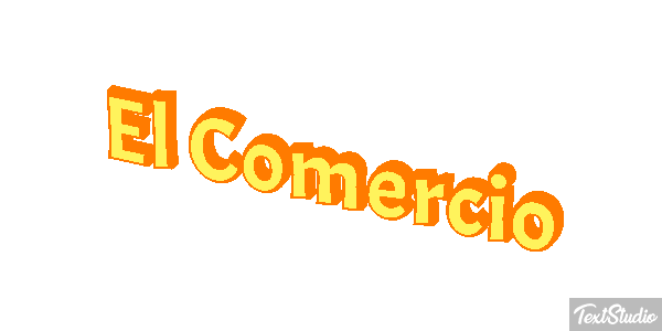 El Comercio テキスト効果