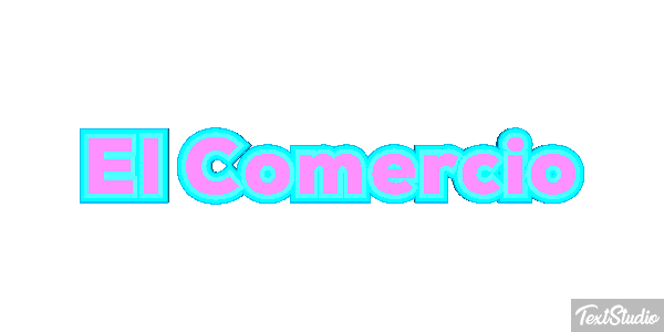 El Comercio テキスト効果