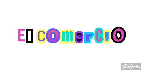 El Comercio テキスト効果