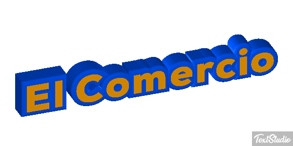 El Comercio テキスト効果
