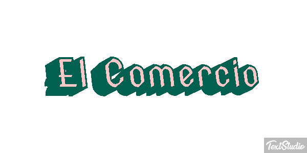 El Comercio テキスト効果