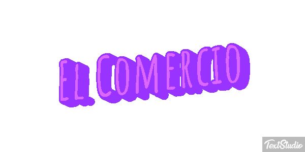 El Comercio テキスト効果
