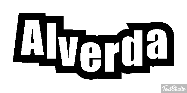 Alverda Text effect