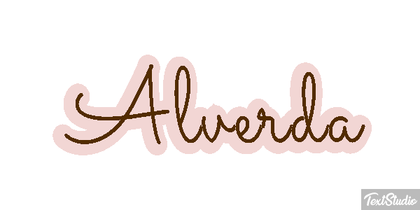 Alverda Text effect