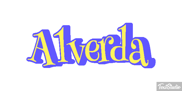 Alverda Text effect