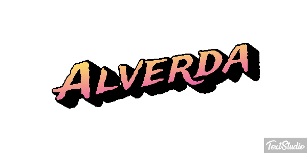 Alverda Text effect