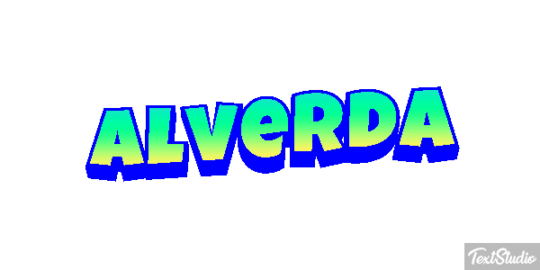 Alverda Text effect