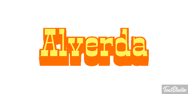 Alverda Text effect