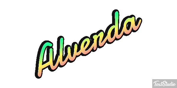 Alverda Text effect