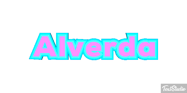 Alverda Text effect