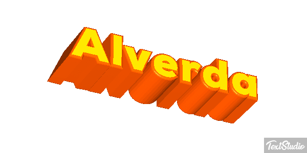 Alverda Text effect