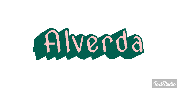 Alverda Text effect