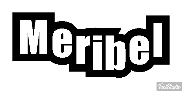 Meribel Efekt tekstowy