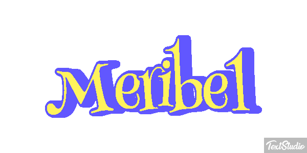 Meribel Efekt tekstowy