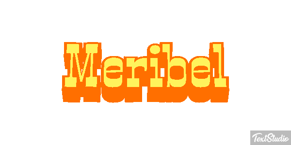 Meribel Efekt tekstowy