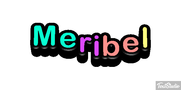 Meribel Efekt tekstowy