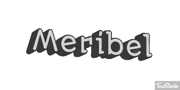 Meribel Efekt tekstowy