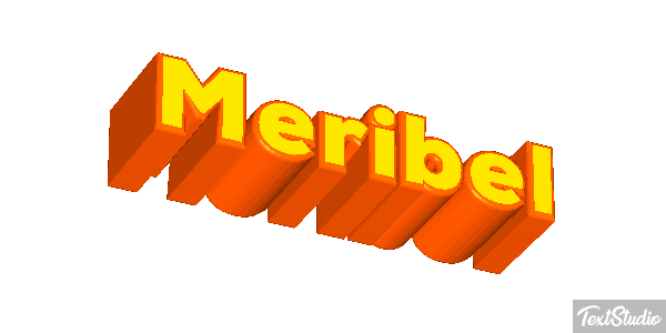 Meribel Efekt tekstowy