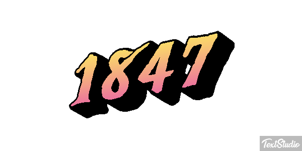 1847 Text effect