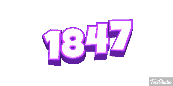 1847 Text effect