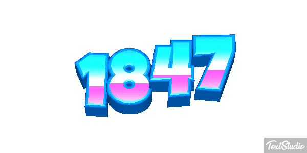 1847 Text effect