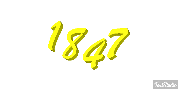 1847 Text effect