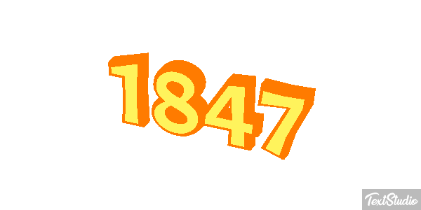 1847 Text effect