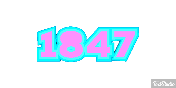 1847 Text effect