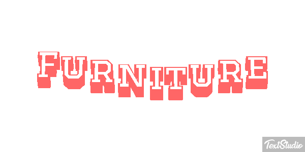 Furniture Effetto testo