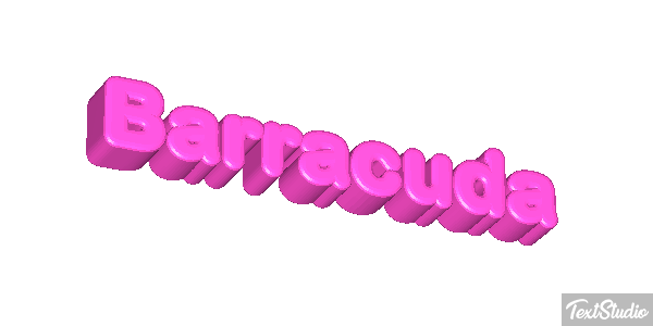 Barracuda Efecto de texto
