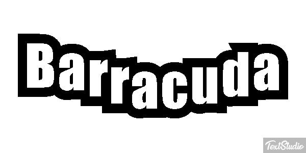 Barracuda Efecto de texto