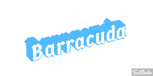 Barracuda Efecto de texto