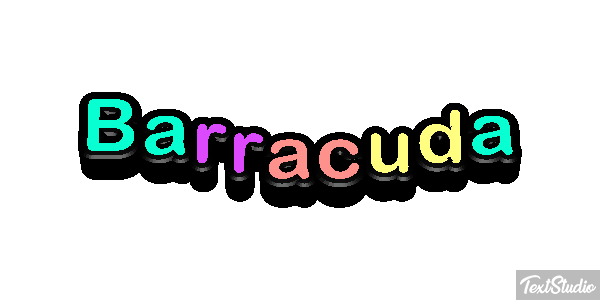 Barracuda Efecto de texto