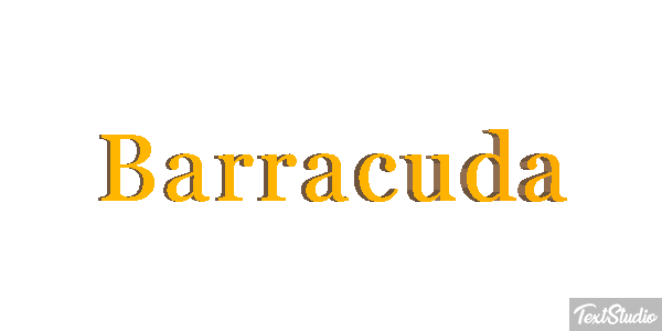 Barracuda Efecto de texto