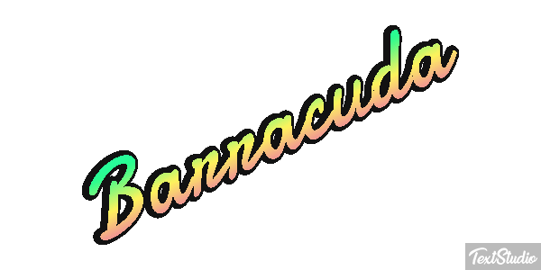 Barracuda Efecto de texto