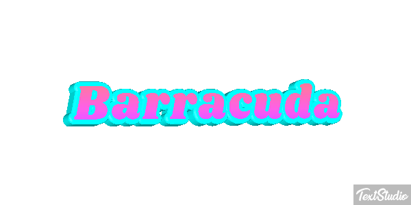 Barracuda Efecto de texto