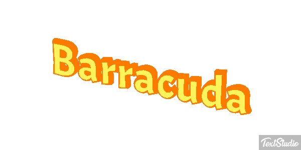Barracuda Efecto de texto
