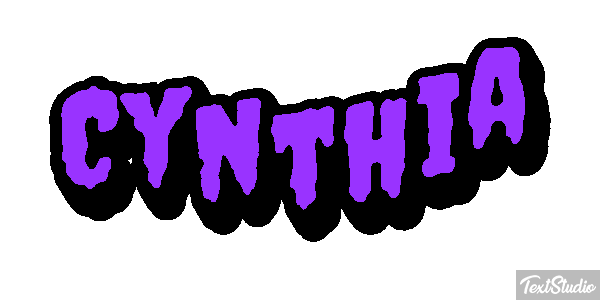 Cynthia Text effect