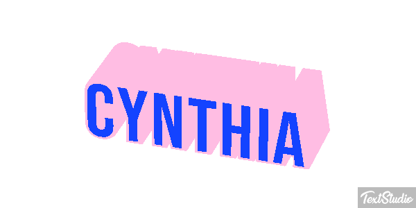 Cynthia Text effect