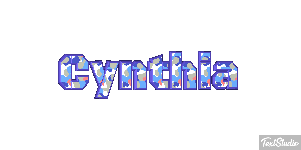 Cynthia Text effect