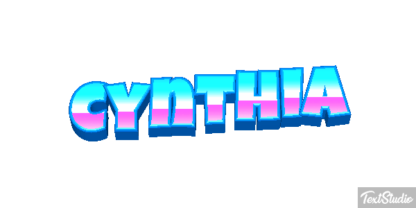 Cynthia Text effect