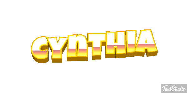 Cynthia Text effect